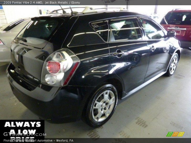 Jet Black Metallic / Ebony 2009 Pontiac Vibe 2.4 AWD