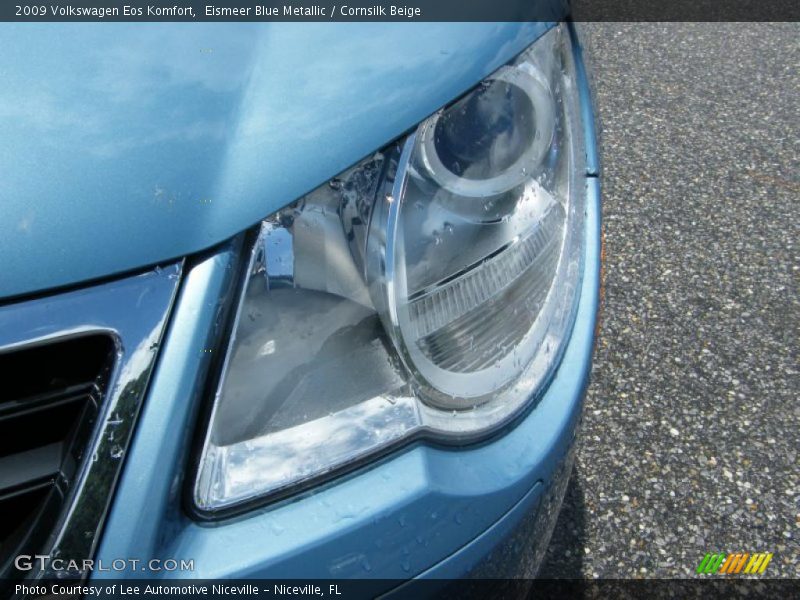 Eismeer Blue Metallic / Cornsilk Beige 2009 Volkswagen Eos Komfort