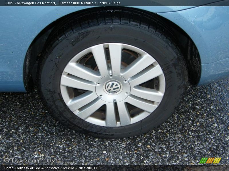 Eismeer Blue Metallic / Cornsilk Beige 2009 Volkswagen Eos Komfort