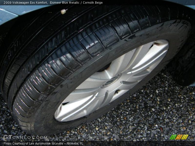Eismeer Blue Metallic / Cornsilk Beige 2009 Volkswagen Eos Komfort