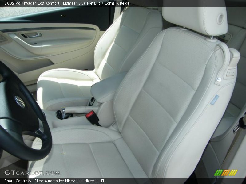 Eismeer Blue Metallic / Cornsilk Beige 2009 Volkswagen Eos Komfort