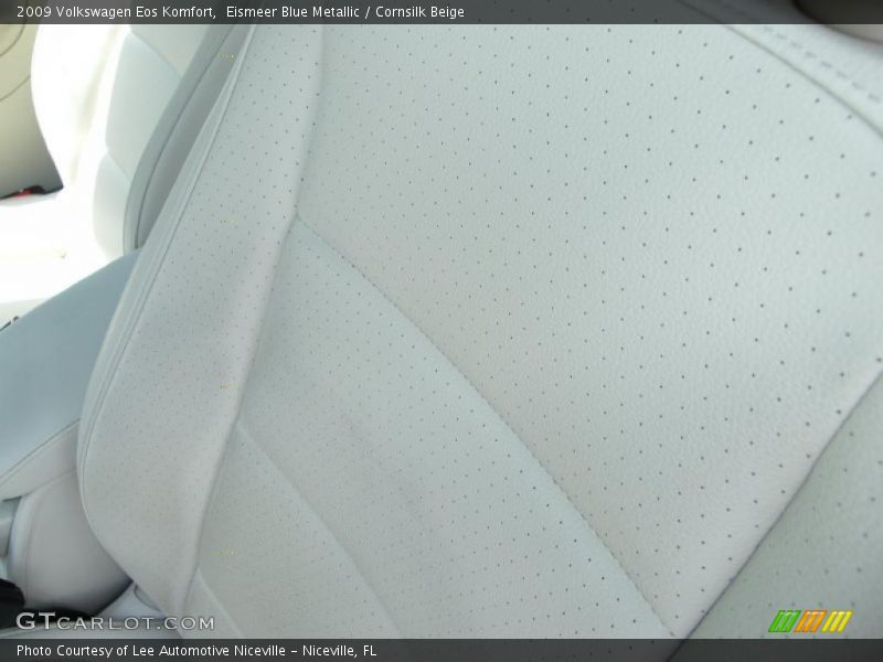 Eismeer Blue Metallic / Cornsilk Beige 2009 Volkswagen Eos Komfort