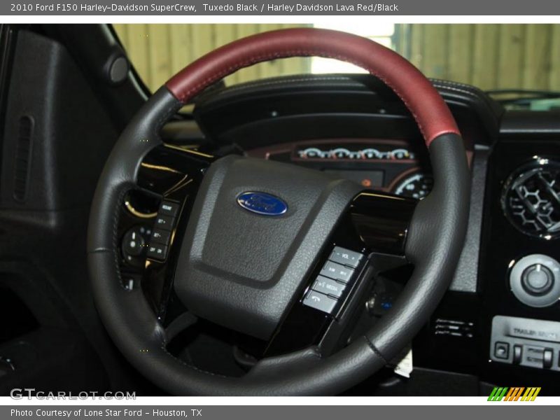 Tuxedo Black / Harley Davidson Lava Red/Black 2010 Ford F150 Harley-Davidson SuperCrew