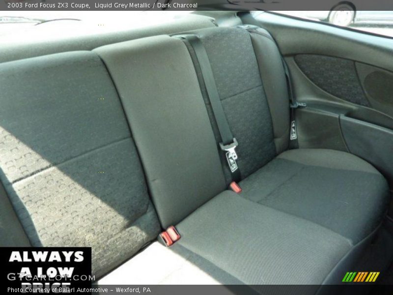 Liquid Grey Metallic / Dark Charcoal 2003 Ford Focus ZX3 Coupe