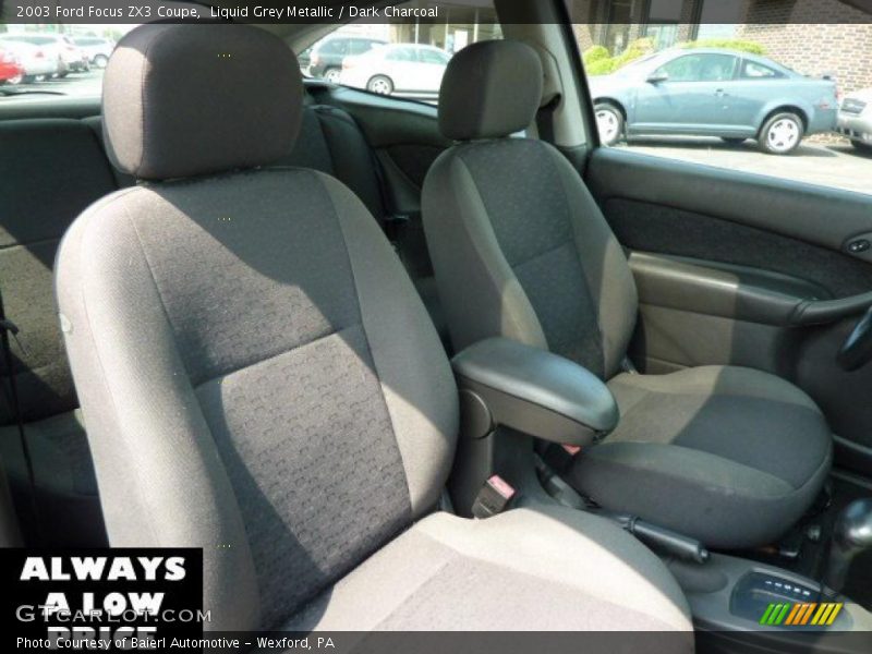 Liquid Grey Metallic / Dark Charcoal 2003 Ford Focus ZX3 Coupe
