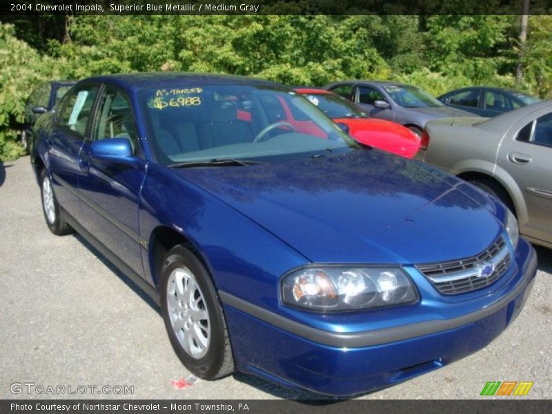 Superior Blue Metallic / Medium Gray 2004 Chevrolet Impala
