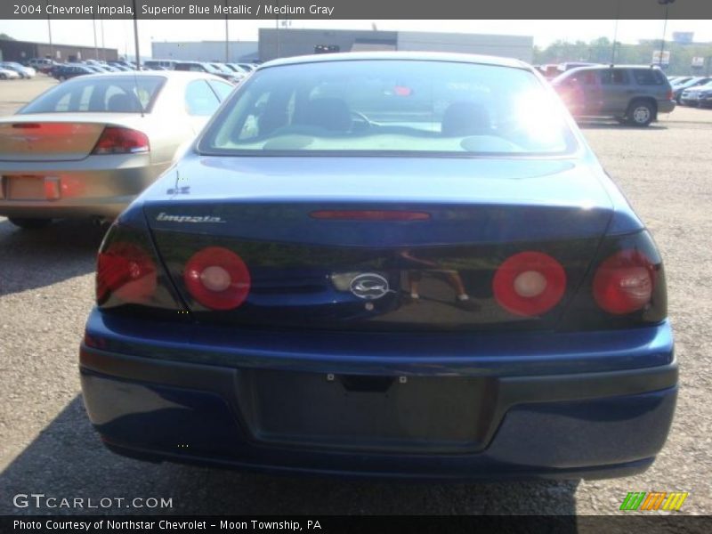 Superior Blue Metallic / Medium Gray 2004 Chevrolet Impala