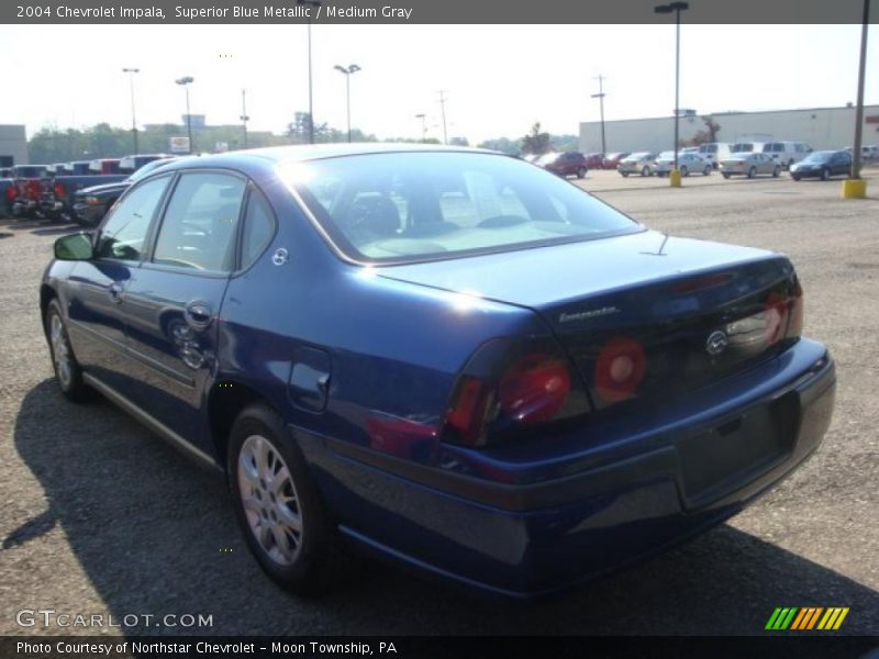 Superior Blue Metallic / Medium Gray 2004 Chevrolet Impala