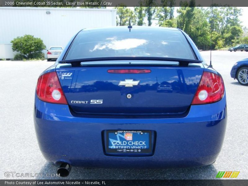 Laser Blue Metallic / Gray 2006 Chevrolet Cobalt SS Sedan