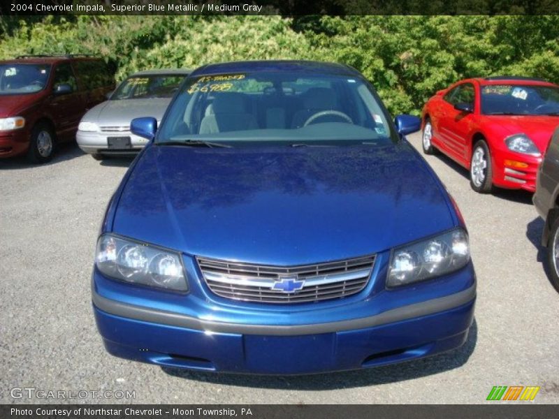 Superior Blue Metallic / Medium Gray 2004 Chevrolet Impala