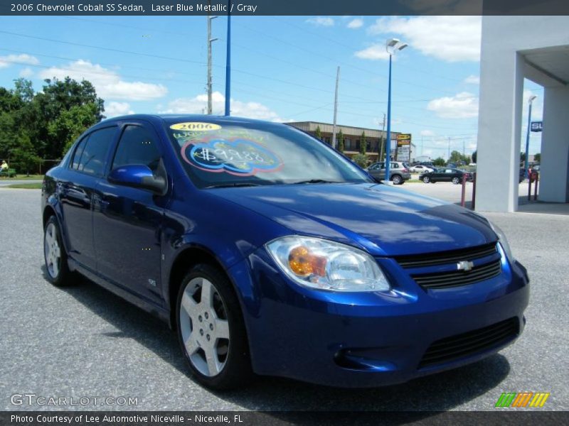 Laser Blue Metallic / Gray 2006 Chevrolet Cobalt SS Sedan