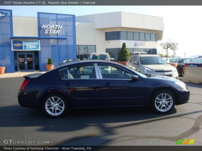 Majestic Blue Metallic / Charcoal 2007 Nissan Maxima 3.5 SE