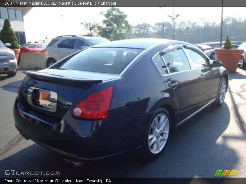 Majestic Blue Metallic / Charcoal 2007 Nissan Maxima 3.5 SE