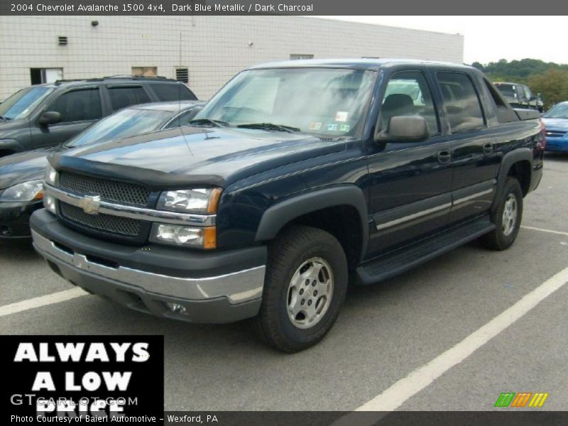 Dark Blue Metallic / Dark Charcoal 2004 Chevrolet Avalanche 1500 4x4