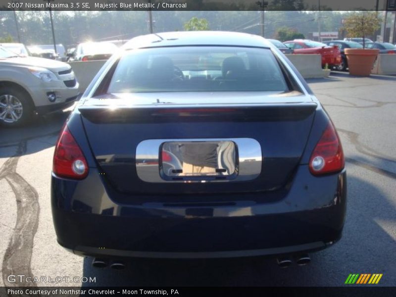 Majestic Blue Metallic / Charcoal 2007 Nissan Maxima 3.5 SE