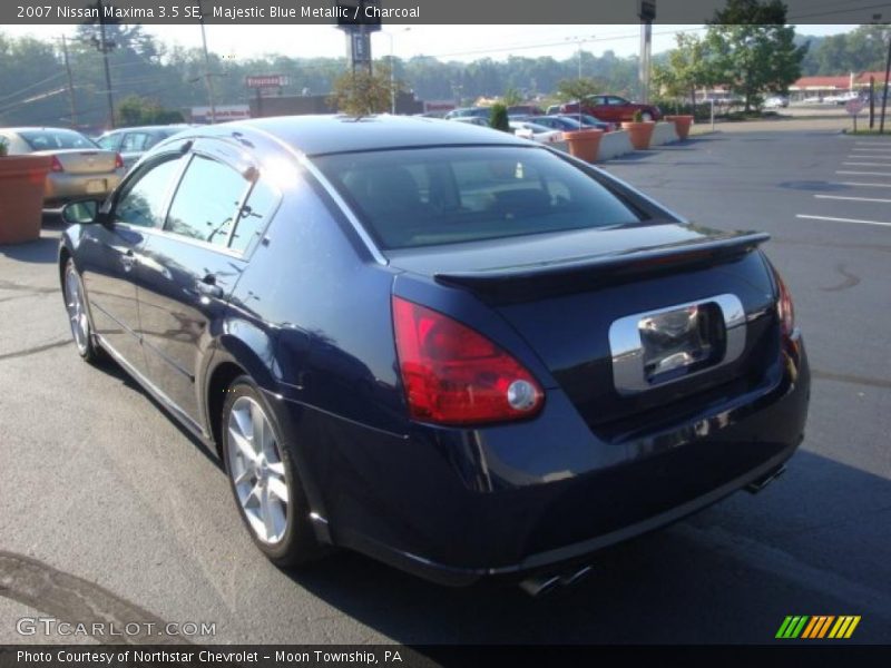 Majestic Blue Metallic / Charcoal 2007 Nissan Maxima 3.5 SE
