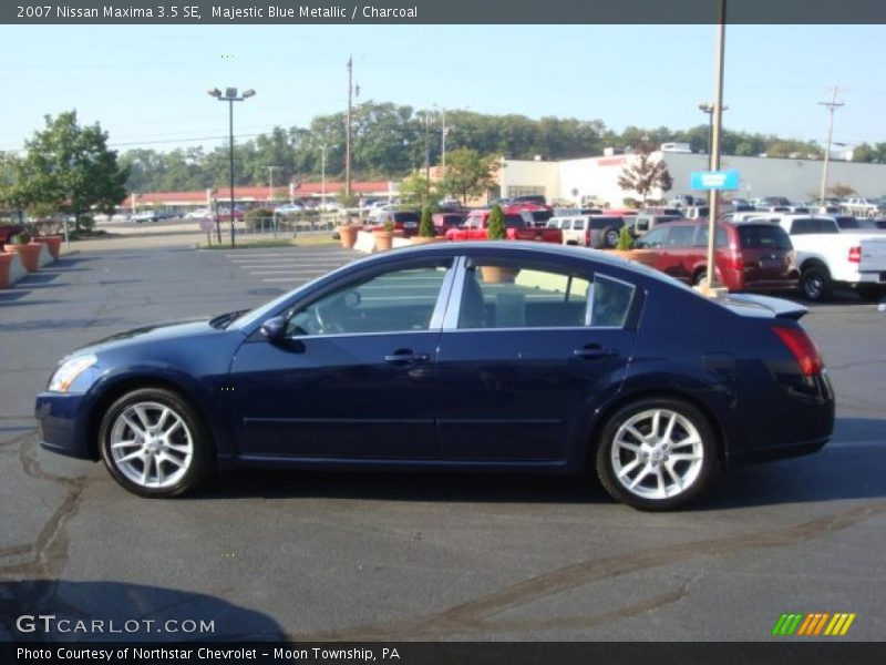 Majestic Blue Metallic / Charcoal 2007 Nissan Maxima 3.5 SE