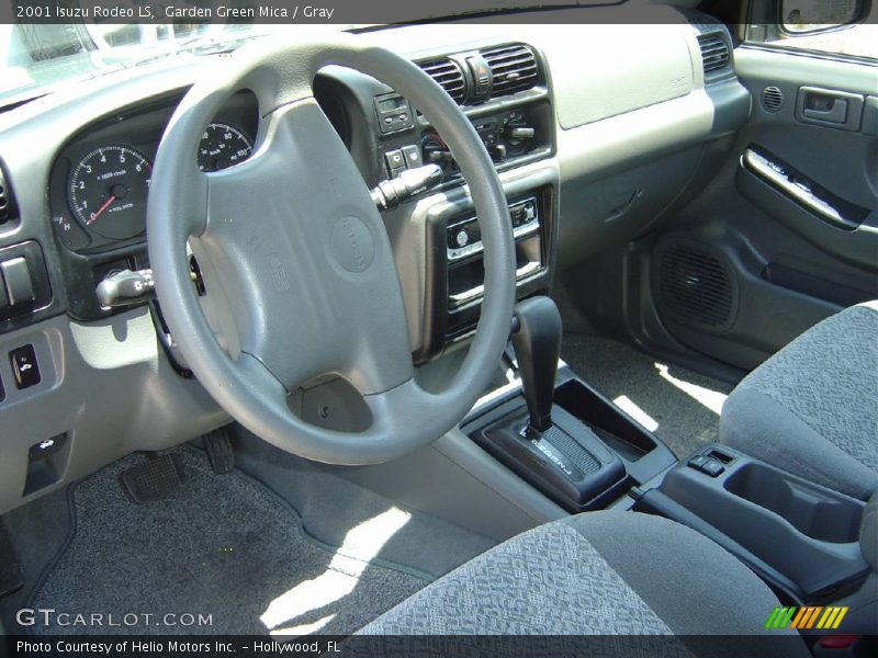 Garden Green Mica / Gray 2001 Isuzu Rodeo LS