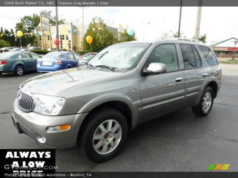 Titanium Gray Metallic / Gray 2006 Buick Rainier CXL AWD