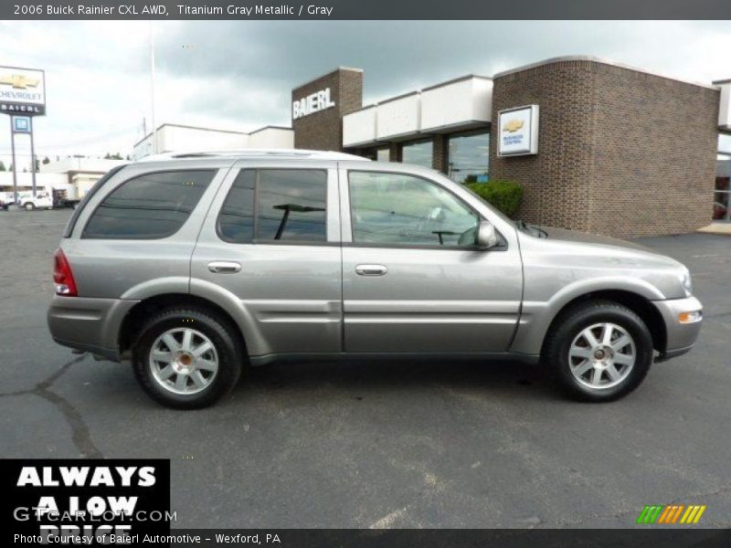 Titanium Gray Metallic / Gray 2006 Buick Rainier CXL AWD