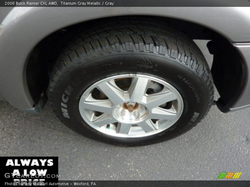 Titanium Gray Metallic / Gray 2006 Buick Rainier CXL AWD