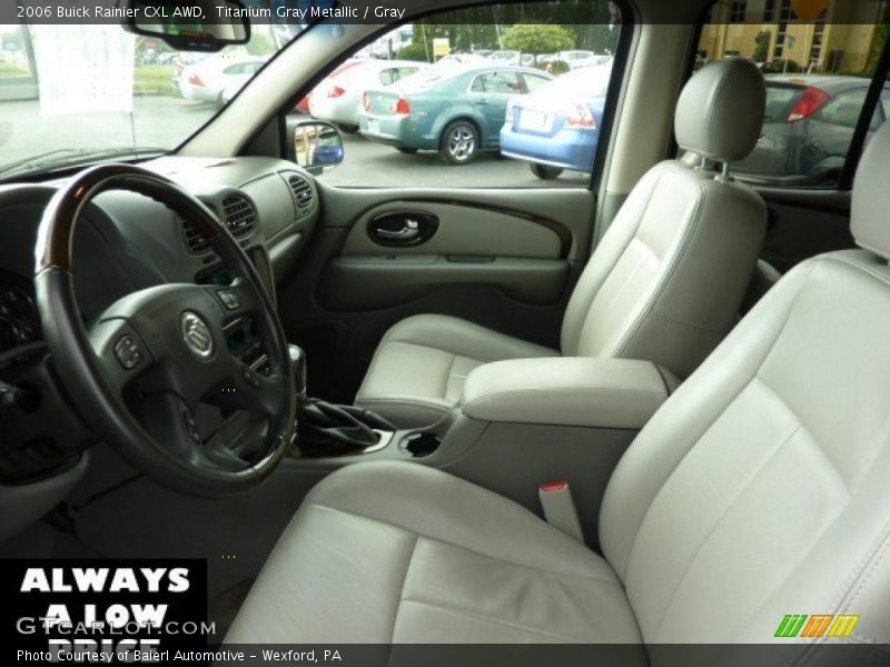 Titanium Gray Metallic / Gray 2006 Buick Rainier CXL AWD