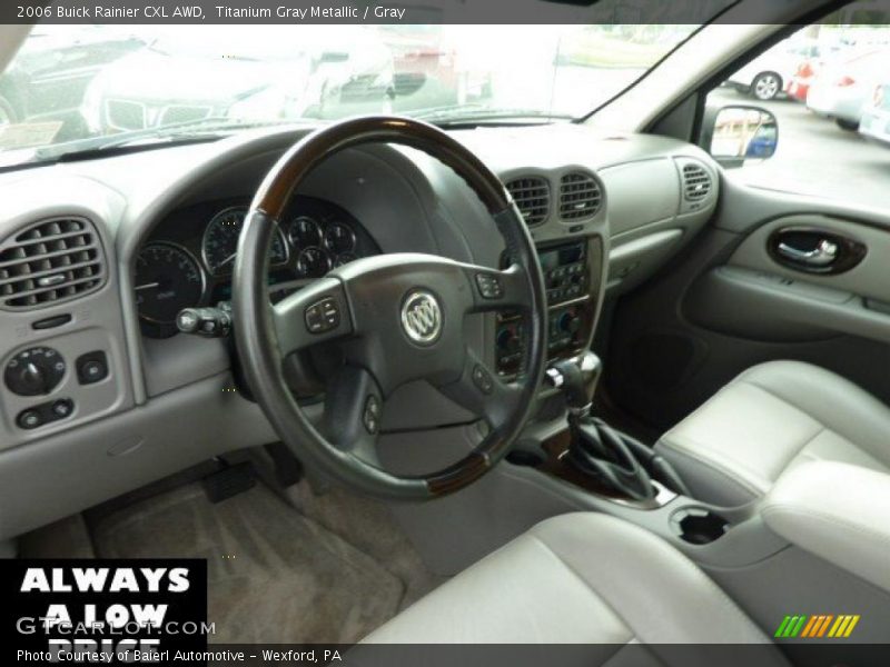 Titanium Gray Metallic / Gray 2006 Buick Rainier CXL AWD