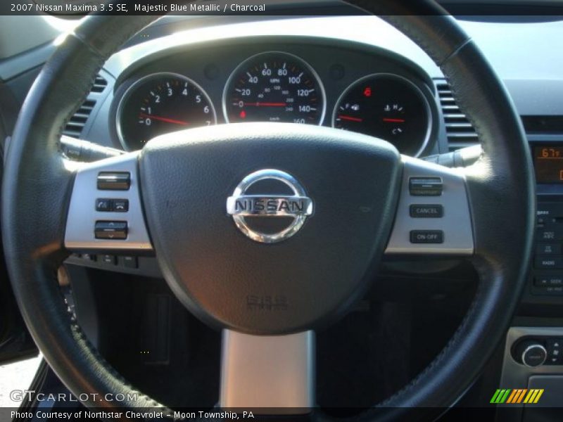 Majestic Blue Metallic / Charcoal 2007 Nissan Maxima 3.5 SE
