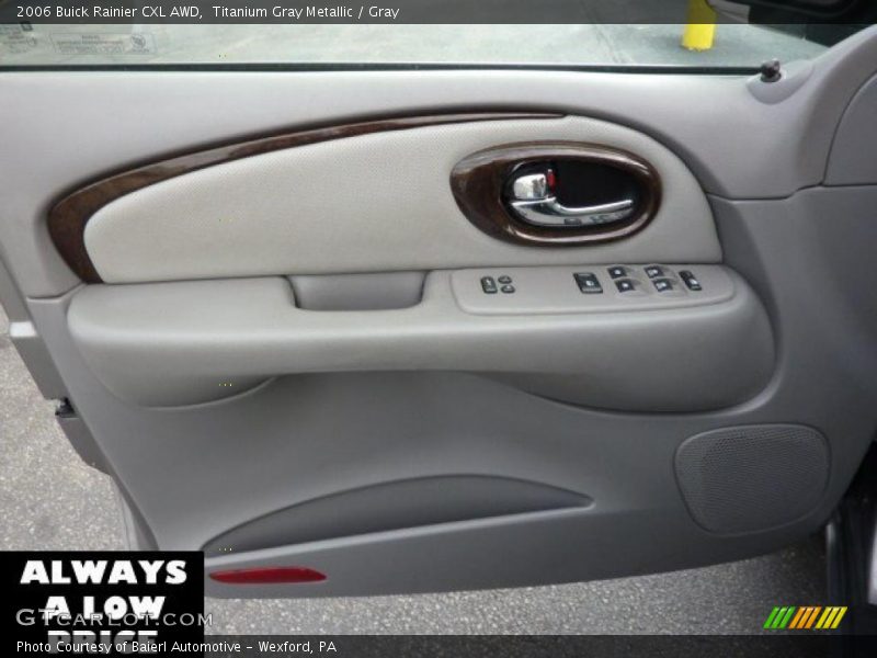 Titanium Gray Metallic / Gray 2006 Buick Rainier CXL AWD