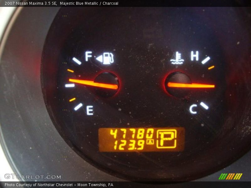 Majestic Blue Metallic / Charcoal 2007 Nissan Maxima 3.5 SE