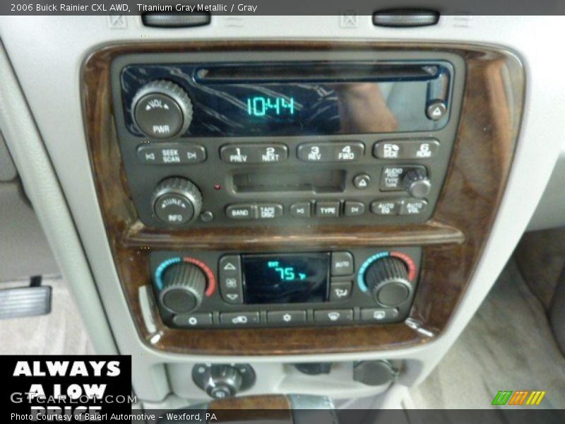 Titanium Gray Metallic / Gray 2006 Buick Rainier CXL AWD