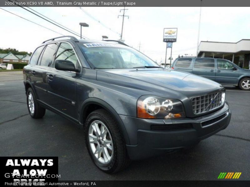 Titanium Gray Metallic / Taupe/Light Taupe 2006 Volvo XC90 V8 AWD