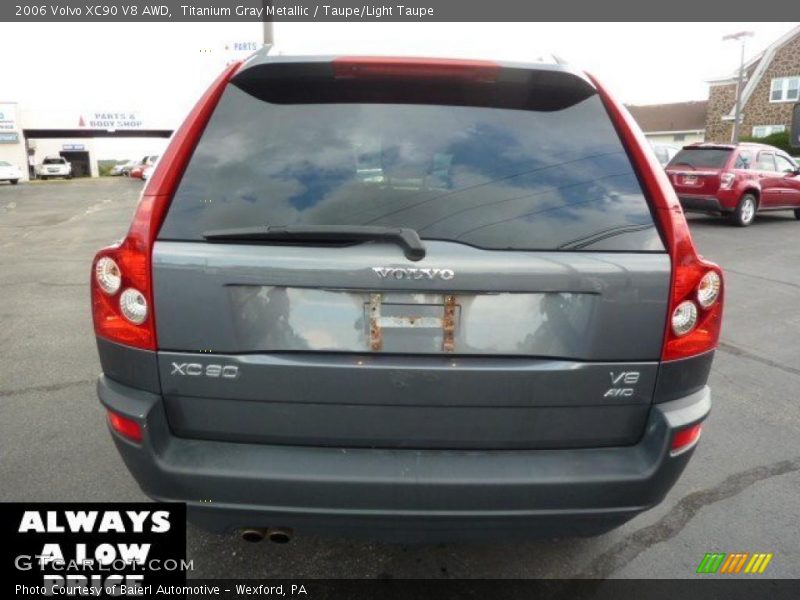 Titanium Gray Metallic / Taupe/Light Taupe 2006 Volvo XC90 V8 AWD