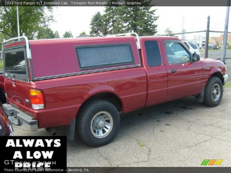 Toreador Red Metallic / Medium Graphite 1999 Ford Ranger XLT Extended Cab