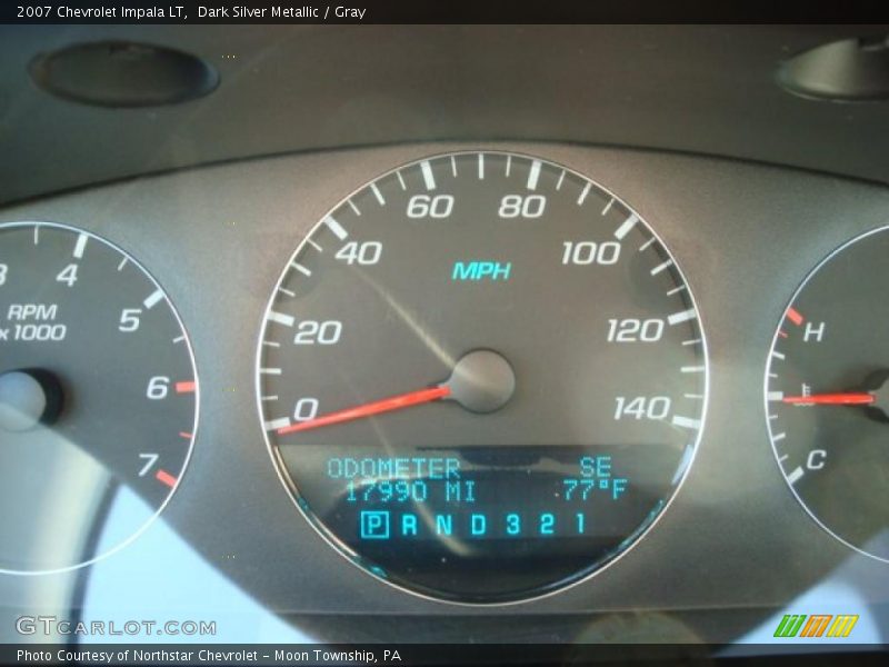 Dark Silver Metallic / Gray 2007 Chevrolet Impala LT