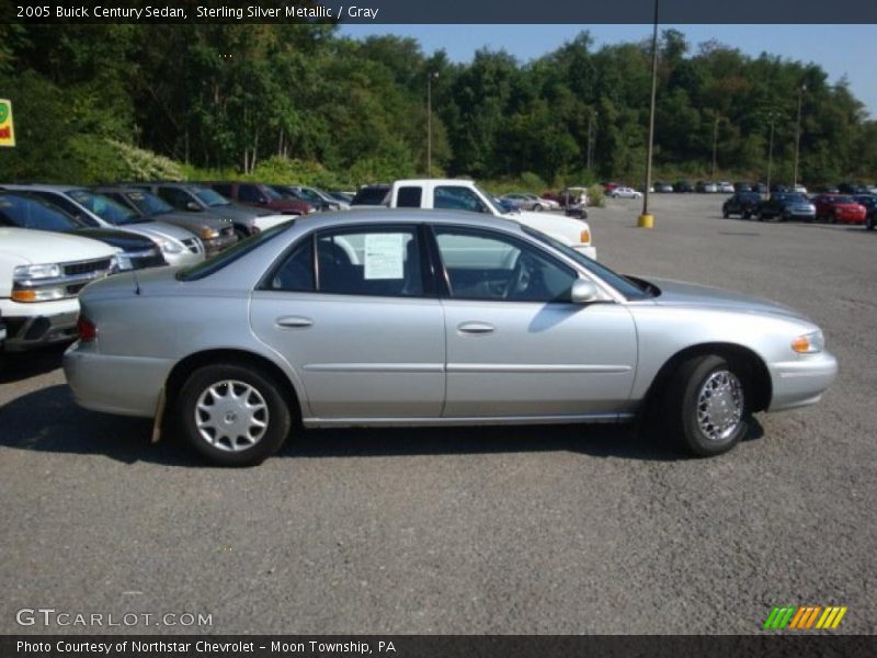 Sterling Silver Metallic / Gray 2005 Buick Century Sedan