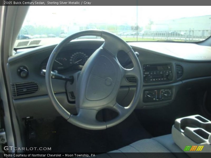 Sterling Silver Metallic / Gray 2005 Buick Century Sedan