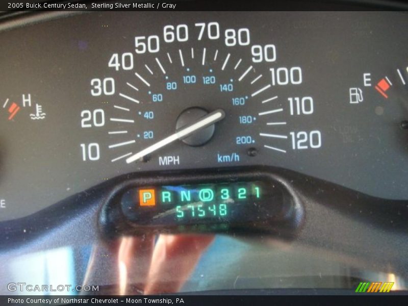 Sterling Silver Metallic / Gray 2005 Buick Century Sedan