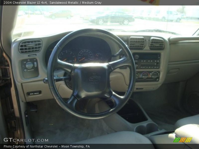 Sandalwood Metallic / Medium Gray 2004 Chevrolet Blazer LS 4x4