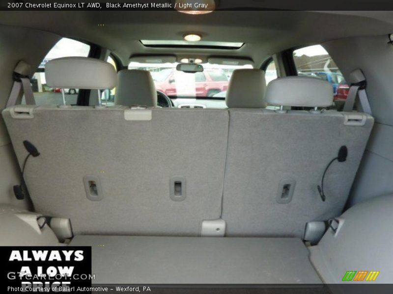 Black Amethyst Metallic / Light Gray 2007 Chevrolet Equinox LT AWD
