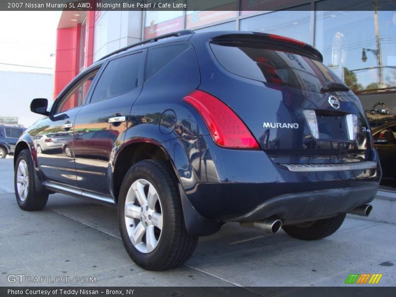 Midnight Blue Pearl / Cafe Latte 2007 Nissan Murano SL AWD