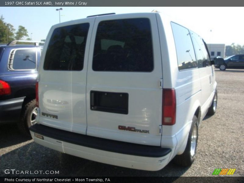 Ivory White / Gray 1997 GMC Safari SLX AWD