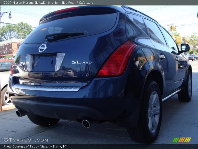 Midnight Blue Pearl / Cafe Latte 2007 Nissan Murano SL AWD