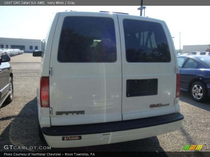 Ivory White / Gray 1997 GMC Safari SLX AWD