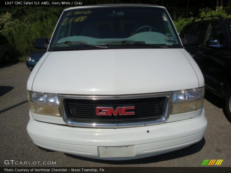 Ivory White / Gray 1997 GMC Safari SLX AWD