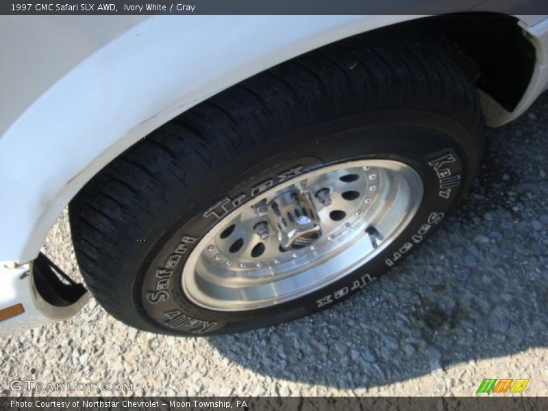 Ivory White / Gray 1997 GMC Safari SLX AWD