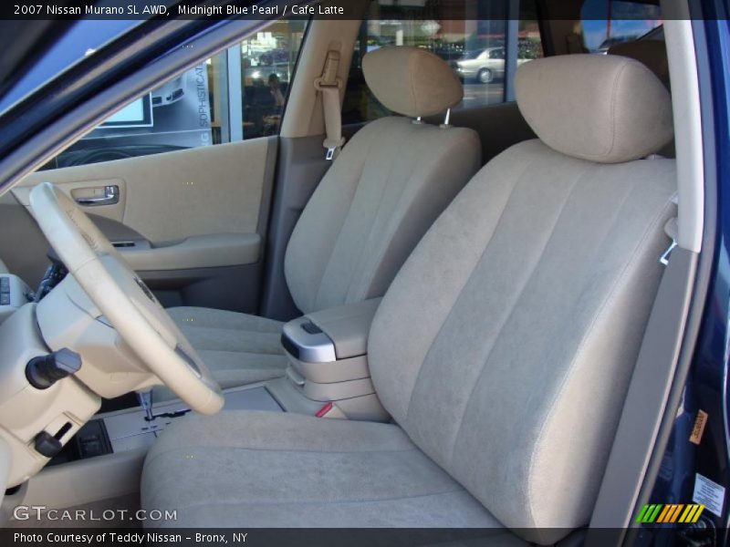 Midnight Blue Pearl / Cafe Latte 2007 Nissan Murano SL AWD