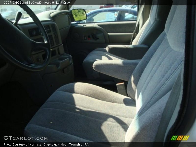 Ivory White / Gray 1997 GMC Safari SLX AWD