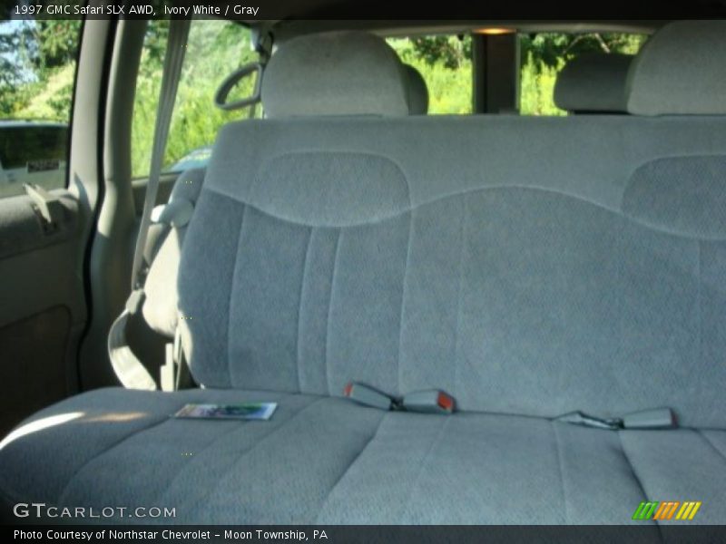 Ivory White / Gray 1997 GMC Safari SLX AWD
