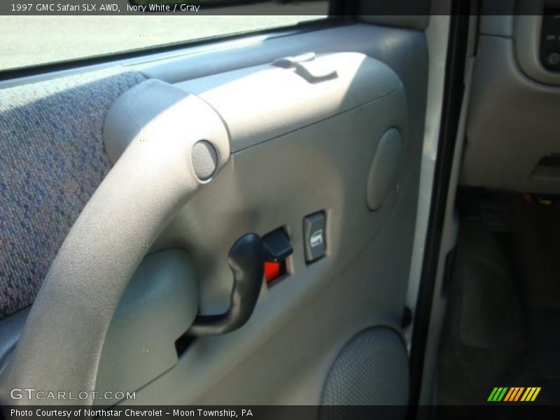 Ivory White / Gray 1997 GMC Safari SLX AWD